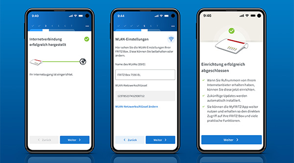Fritzbox einrichten mit dem Handy: MyFRITZ!App