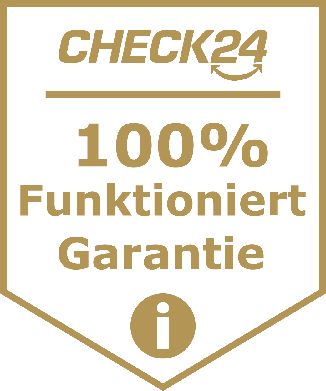 CHECK24 Funktioniert Garantie Siegel